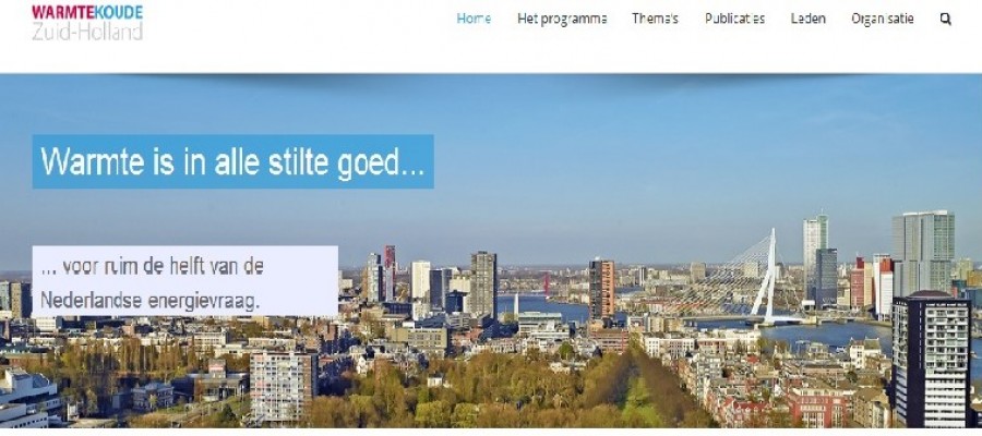 Nieuwe website voor Programmabureau Warmte Koude Zuid-Holland!