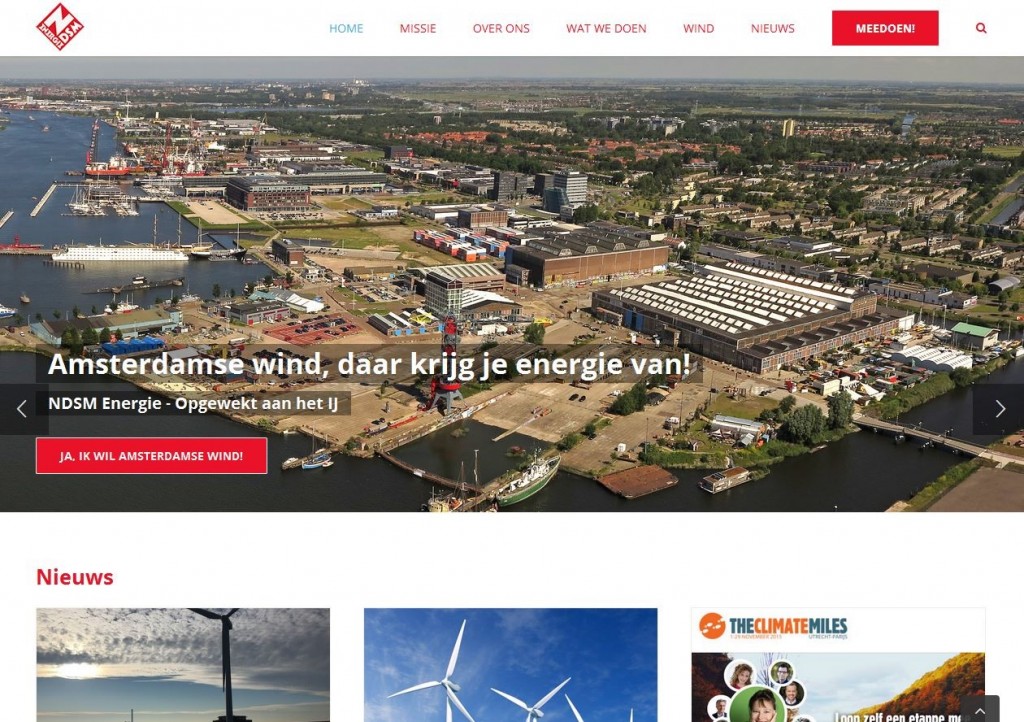 Website NDSM Energie